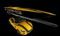 قارب سريع مستوحى من سيارة مرسيدس AMG GT S